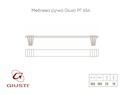 Меблева ручка Giusti РГ 654 WMN842.160.00C7
