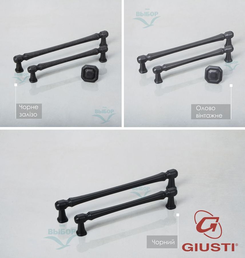 Меблеві ручки Giusti