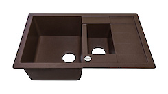 Мийка гранітна прямокутна Adamant ANILA PLUS 780х500х200, Коричневий 05