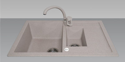 Мийка гранітна прямокутна Adamant ANILA PLUS 780х500х200, Terra 07