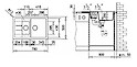 Мойка гранитная прямоугольная Adamant ANILA PLUS 780х500х200, Ivory 08