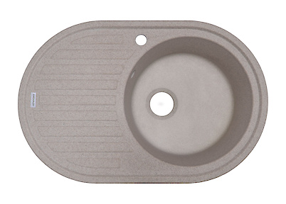 Мийка гранітна овальна Adamant ELLIPSIS 770х500х200, Terra 07