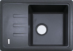 Мийка гранітна прямокутна Adamant SLIM 620x435x200, Сірий 04