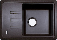 Мойка гранитная прямоугольная Adamant SLIM 620x435x200, Коричневый 05