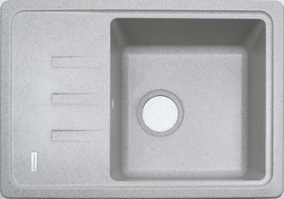 Мийка гранітна прямокутна Adamant SLIM 620x435x200, Terra 07