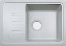 Мойка гранитная прямоугольная Adamant SLIM 620x435x200, Оld stone 10