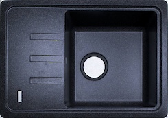 Мойка гранитная прямоугольная Adamant SLIM 620x435x200, Гафит 13