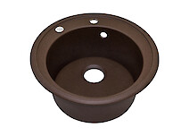 Мойка гранитная круглая Adamant SUN 510x200,, Kоричневый 05
