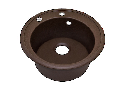 Мийка гранітна кругла Adamant SUN 510x200,, Kоричневий 05