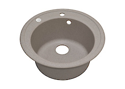 Мойка гранитная круглая Adamant SUN 510x200,, Terra 07
