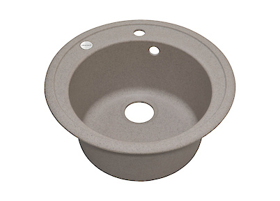 Мийка гранітна кругла Adamant SUN 510x200,, Terra 07