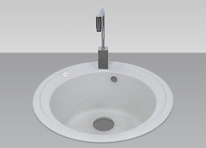 Мийка гранітна кругла Adamant SUN 510x200,, Оld stone 10