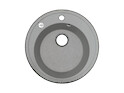 Мойка гранитная круглая Adamant SUN 510x200,, Светло-серый 09