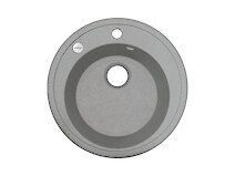 Мойка гранитная круглая Adamant SUN 510x200,, Светло-серый 09