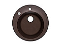 Мойка гранитная круглая Adamant SUN 510x200,, Мокко 12