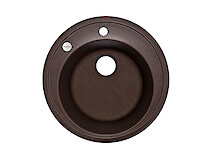 Мойка гранитная круглая Adamant SUN 510x200,, Мокко 12