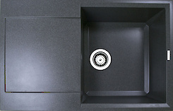 Мийка гранітна прямокутна Adamant HORIZON 790х500х230, Сірий 04