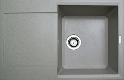 Мийка гранітна прямокутна Adamant HORIZON 790х500х230, Terra 07