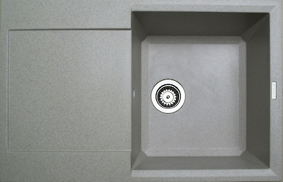 Мийка гранітна прямокутна Adamant HORIZON 790х500х230, Terra 07