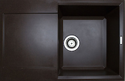 Мийка гранітна прямокутна Adamant HORIZON 790х500х230, Мокко 12