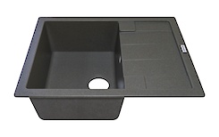 Мийка гранітна прямокутна Adamant ANILA 650х500х200, Сірий 04