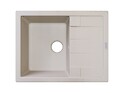 Мойка гранитная прямоугольная Adamant ANILA 650х500х200, Ivory 08
