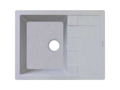 Мийка гранітна прямокутна Adamant ANILA 650х500х200, Оld stone 10