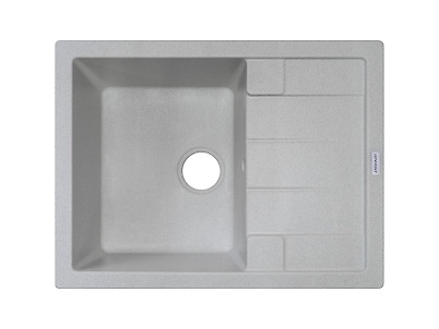 Мийка гранітна прямокутна Adamant ANILA 650х500х200, Світло-сірий 09