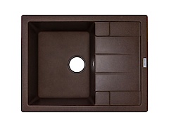 Мийка гранітна прямокутна Adamant ANILA 650х500х200, Мокко 12