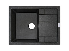 Мийка гранітна прямокутна Adamant ANILA 650х500х200, Графіт 13