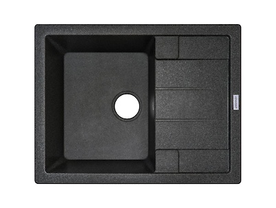 Мийка гранітна прямокутна Adamant ANILA 650х500х200, Графіт 13