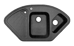 Мийка гранітна кутова Adamant CONSENSUS 1060х575х190, Чорний металік 14