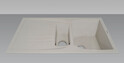 Мойка гранитная прямоугольная Adamant NEW LINE Plus 980х500х230, Avena 06