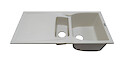 Мойка гранитная прямоугольная Adamant NEW LINE Plus 980х500х230, Ivory 08