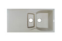 Мойка гранитная прямоугольная Adamant NEW LINE Plus 980х500х230, Ivory 08