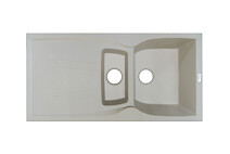 Мойка гранитная прямоугольная Adamant NEW LINE Plus 980х500х230, Ivory 08
