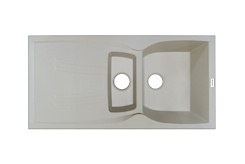 Мийка гранітна прямокутна Adamant NEW LINE Plus 980х500х230, Ivory 08