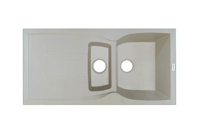Мийка гранітна прямокутна Adamant NEW LINE Plus 980х500х230, Ivory 08