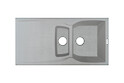 Мойка гранитная прямоугольная Adamant NEW LINE Plus 980х500х230, Оld stone 10