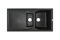 Мойка гранитная прямоугольная Adamant NEW LINE Plus 980х500х230, Графит 13