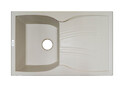 Мойка гранитная прямоугольная Adamant NEW LINE 780х500х235, Ivory 08