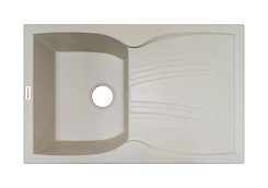 Мийка гранітна прямокутна Adamant NEW LINE 780х500х235, Ivory 08