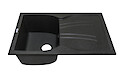 Мойка гранитная прямоугольная Adamant NEW LINE 780х500х235, Графит 13