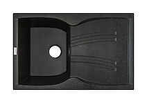 Мойка гранитная прямоугольная Adamant NEW LINE 780х500х235, Графит 13