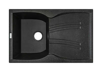 Мийка гранітна прямокутна Adamant NEW LINE 780х500х235, Графіт 13