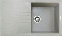 Мойка гранитная прямоугольная Adamant NOVAK 860х500х240, Old stone 10