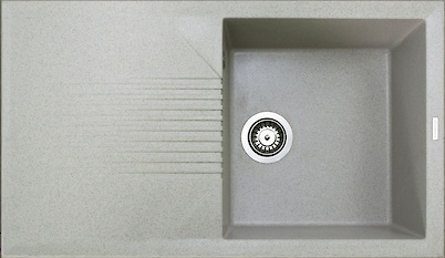 Мийка гранітна прямокутна Adamant NOVAK 860х500х240, Old stone 10