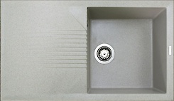 Мийка гранітна прямокутна Adamant NOVAK 860х500х240, Оld stone 10