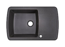 Мойка гранитная прямоугольная Adamant OPTIMAX 780х500х200, Серый 04