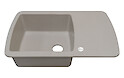 Мойка гранитная прямоугольная Adamant OPTIMAX 780х500х200, Avena 06